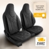 CARAVAN SEAT COVER MODEL ONE BLACK 03