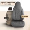 PANDA CAMPER FUNDAS DE ASIENTO MODELO UNO GRIS 04